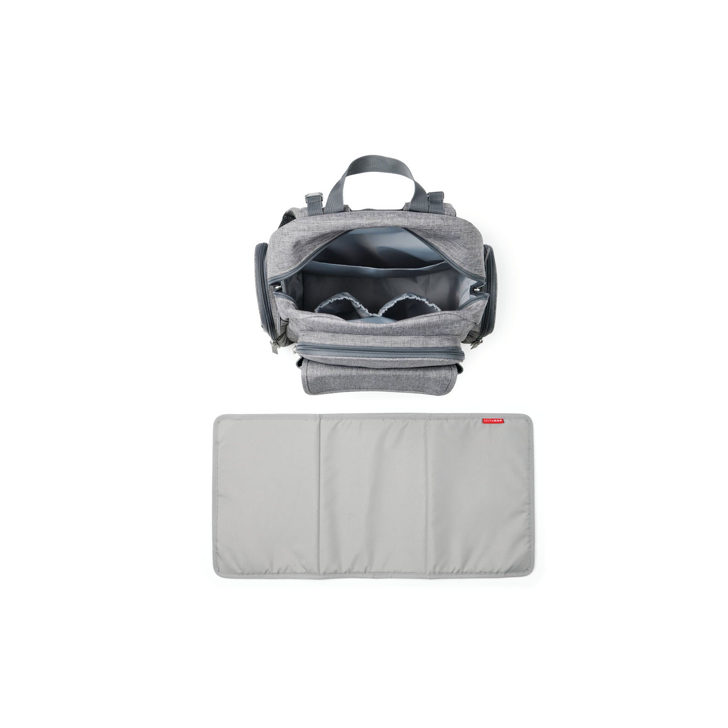 Heather Grey Luna Nappy Backpack