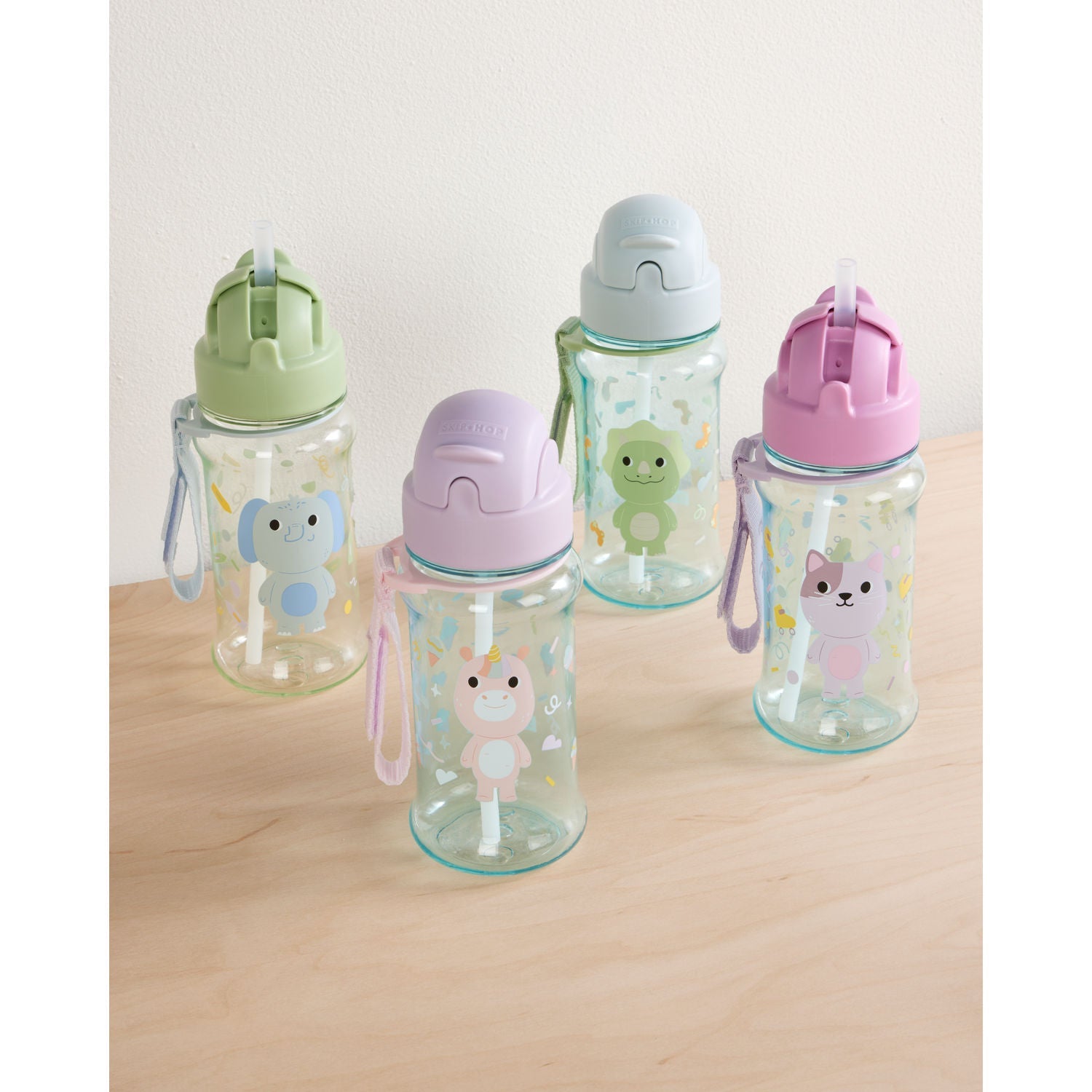 Elephant Besties Squad Tritan Renew Straw Bottle