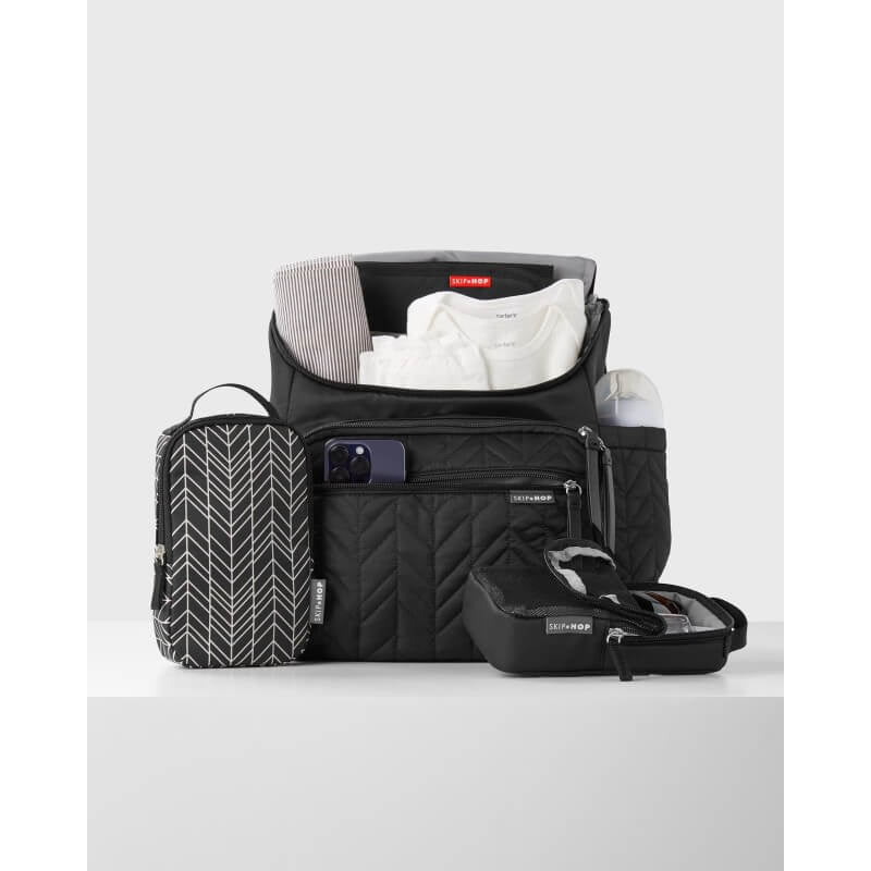 Black Forma Backpack Nappy Bag