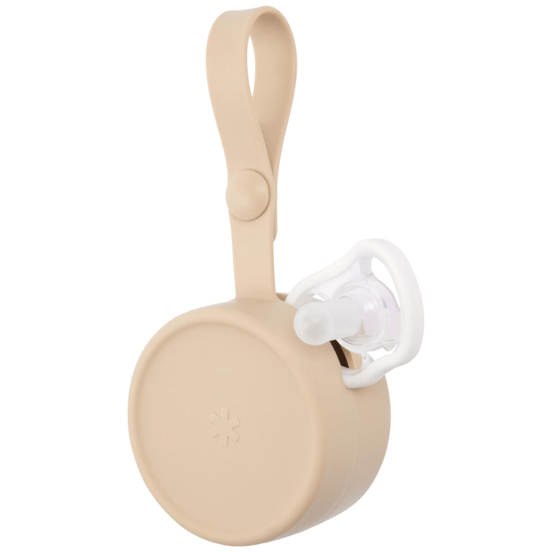 Skip Hop Silicone Soother Holder - Oat