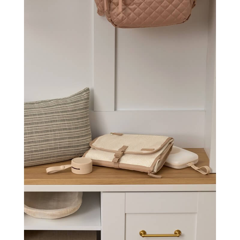 Skip Hop Silicone Soother Holder - Oat