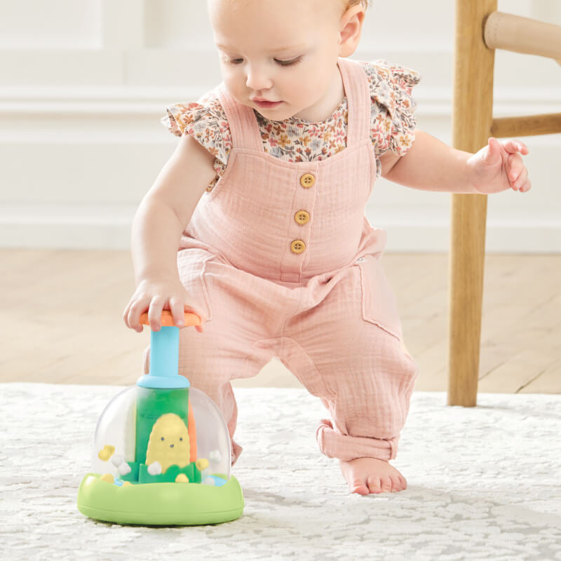 Skip Hop Farmstand Push & Spin Baby Toy