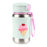 Spark Style Stainless Steel Straw Bottle - Ice Cream