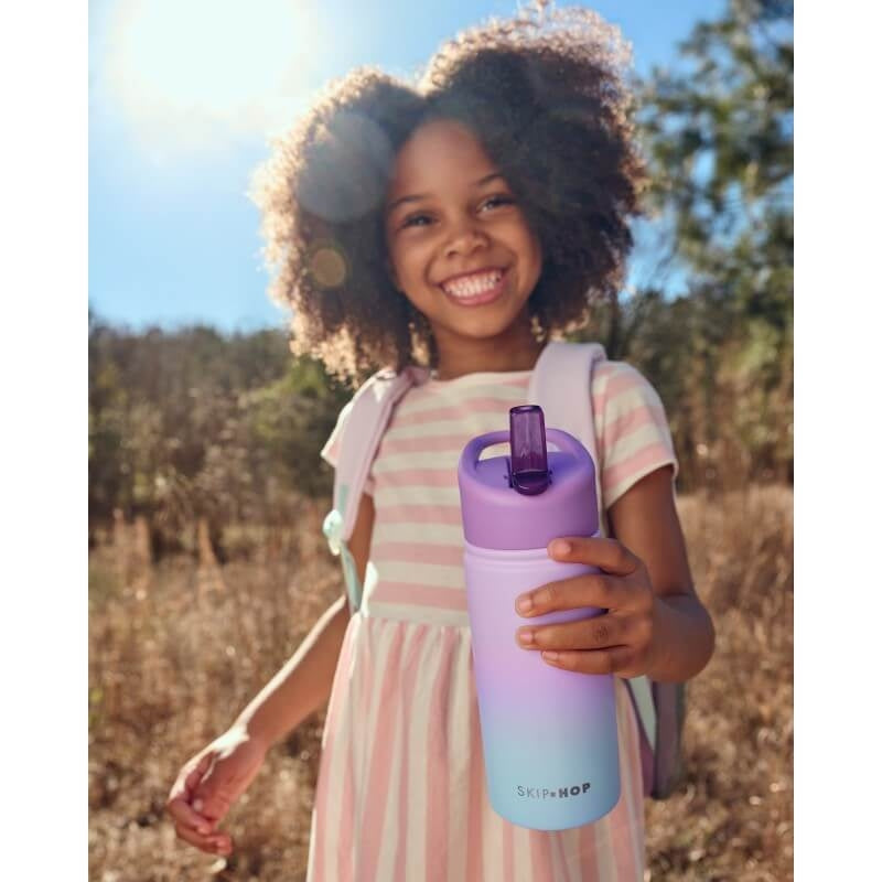 Wander Stainless Steel Water Bottle - Ombre Purple