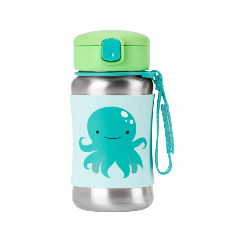 Zoo Stainless Steel Straw Bottle